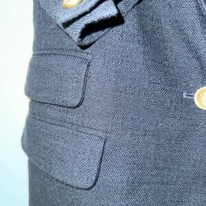 Navy Blazer with Gold Buttons